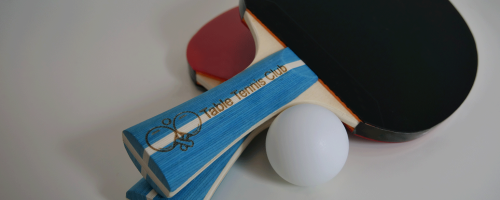 Personalized tennis table rackets with laser machines