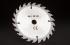 Laser marked circular saw blade with CE marking for identification