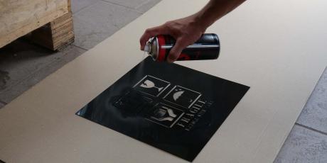 Paint filling - Stencils made with Ecocut