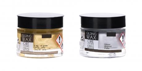 Gilding wax: gold and silver
