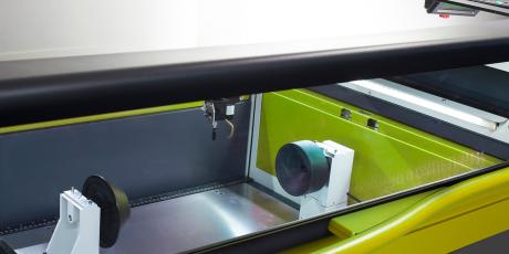 laser engraving and cutting machine cylindrical attachment