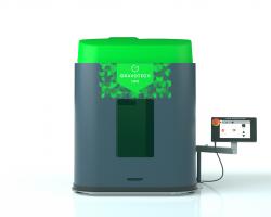 Front view of LW2 industrial laser engraver